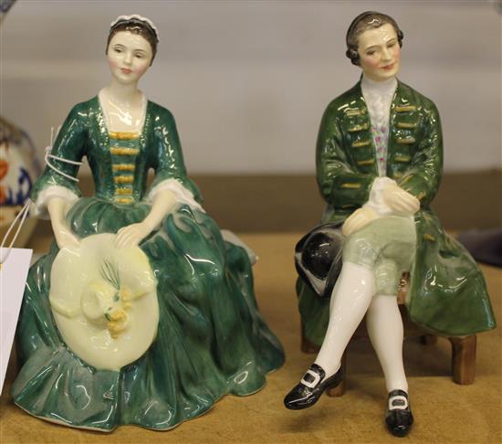 Royal Doulton Lady & Gentleman from Williamsberg